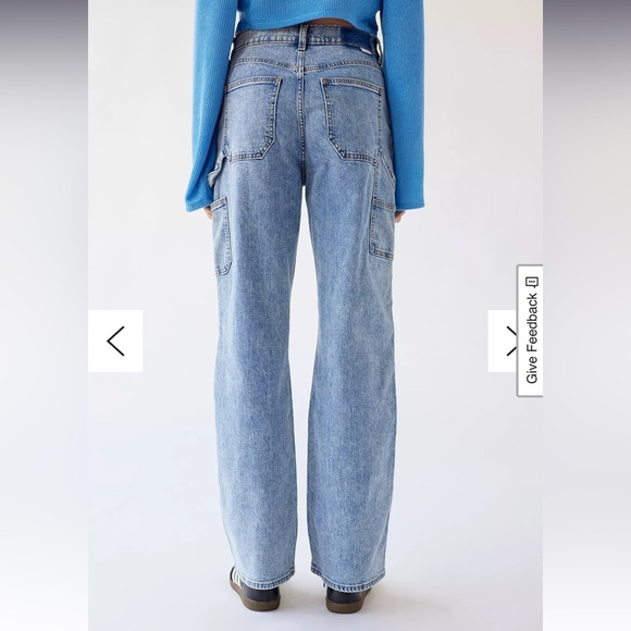 Daze Utility Carpenter Wide Leg Sz 29 - Picture 4 of 16